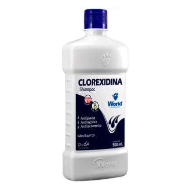 Imagem de Shampoo Clorexidina Dugs World para Cães e Gatos 500ml