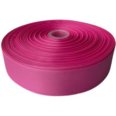 Imagem de Fita de Gorgurão N9 38mm, 90 Metros ideal para presentes, festas, decorações visual charmoso e toque festivo(Rosa Chiclete)
