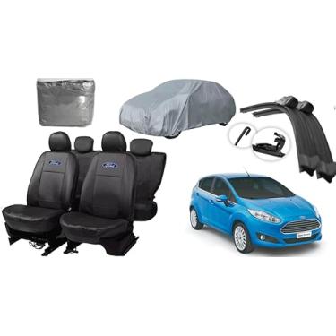 Imagem de Capa de couro +Capa de cobrir + Limpador de para - brisa -Ford fiesta 13-19