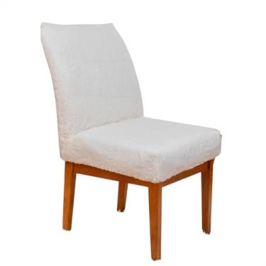 Imagem de Kit com 4 Capas de Cadeira de Jantar Confort Max Creme