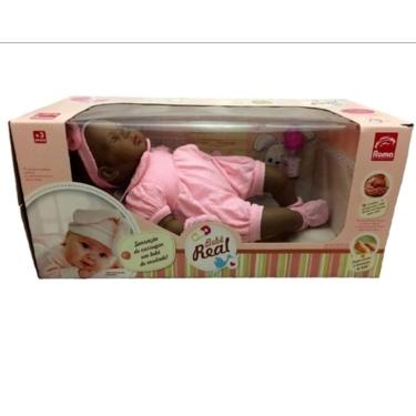 Imagem de Boneca Bebê Real Recém Nascida Negra - Roma 5078