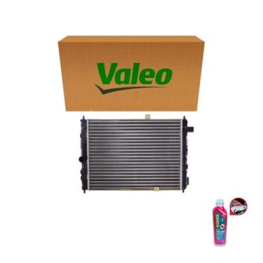 Imagem de Kit Radiador GM Monza 1.8/2.0 1990 Sem Ar + Aditivo Radiador Radiex R1892 Rosa Pronto Uso