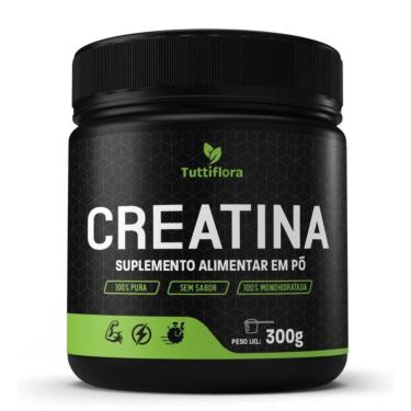 Imagem de Creatina Monohidratada 100% Pura 300g Tuttiflora-Unissex
