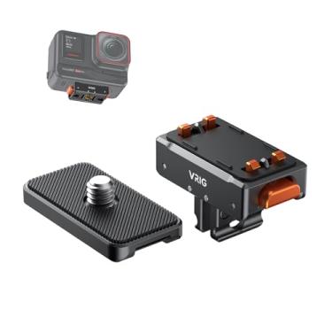 Imagem de VRIG Base magnética para Insta360 Ace/Ace Pro adaptador de tripé magnético de liberação rápida com Ace Pro/Ace/X3/X4/X5/ONE RS versão 360 graus/ONE RS Twin/ONE X2