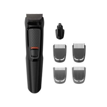 Imagem de Aparador de Pelos Philips Multigroom Series 3000 6 em 1 MG3711/15 Sem Fio Preto - Bivolt