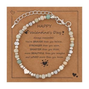 Imagem de Pulseira de contas para casal, joia inspiradora, presente romântico para marido e esposa, One Size, Generic, Sem Pedra Preciosa