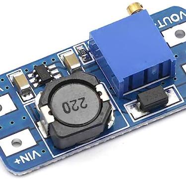 Imagem de Garosa Módulo Boost, Placa Intensificadora de Tensão Ajustável, Componente de Fonte de Alimentação 2A para Projetos DIY e Aplicações Eletrônicas