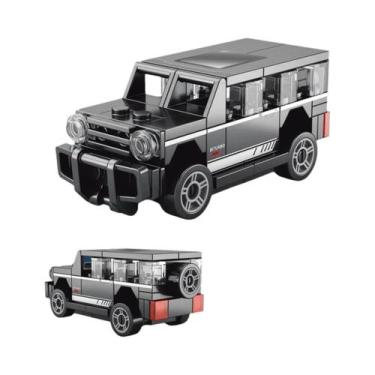 Imagem de Conjunto De Brinquedos De Blocos De Montar Com 12 Carros De Retorno Pa