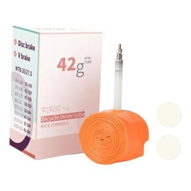 Imagem de Generic Câmara de ar para bicicleta com válvula, câmara de ar leve para bicicleta, substitui pneu sobressalente à prova de furos com remendos para uso, Style F