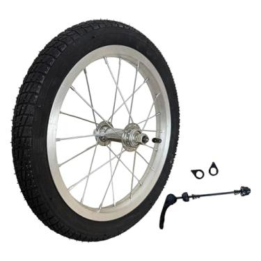 Imagem de Generic Roda de reposição para reboque de bicicleta: profissional, fácil de instalar, prática, com forte aderência. Acessórios para componentes de reboque de, 12 Inch