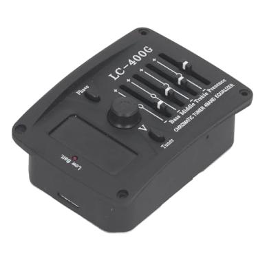 Imagem de AUNMAS Pré-amplificadores de Guitarra Acústica Com Equalizador de 4 Bandas e Afinador Cromático para Prática e Performance Em Casa