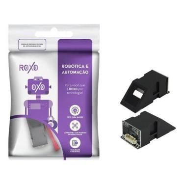 Imagem de Sensor Leitor Biométrico Impressão Digital - Roxo