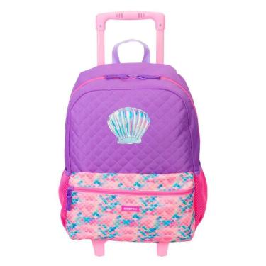 Imagem de Mochila Sestini Com Rodinhas M Plus Sereia 2 Roxo-Unissex