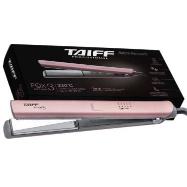 Imagem de Prancha Taiff Fox Ion 3 rosa Chapinha com Display Digital