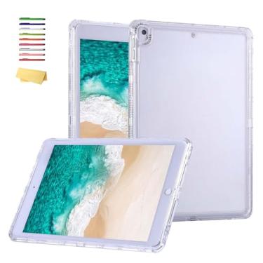 Imagem de Capa para iPad mini 5 de 2019 e iPad mini 4 de 2015 (7,9 polegadas), capa de TPU transparente e macio/capa traseira rígida à prova de choque para iPad mini 5ª/Mini 4ª geração de 7,9 polegadas