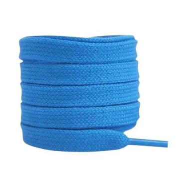 Imagem de Cadarços De Algodão Planos Unissex Para Tênis De Cano Alto AF1 AJ1 Cad