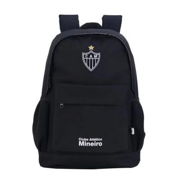 Imagem de Mochila Esportiva Escolar Futebol Atlético mineiro Galo 16583 Oficial-Unissex
