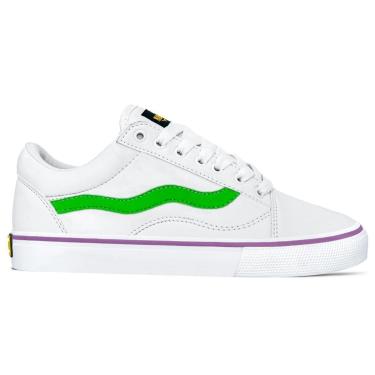 Imagem de Tênis Mad Rats Sintético Unissex Old School PU | Verde Cor:;Tamanho:44-Unissex