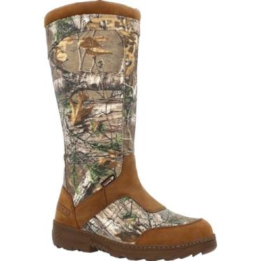 Imagem de Rocky Bota masculina Havoc impermeável com zíper lateral, Realtree Edge, 10.5
