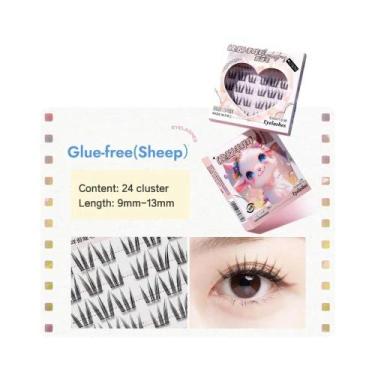 Imagem de Série De Animais Fofos: Cílios Postiços Autoadesivos De 4 Fileiras, Se