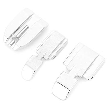 Imagem de aqxreight Calcador de Zíper Invisível para Máquinas de Costura - Calcador de Zíper de Aço Inoxidável para Costura Profissional, Alfaiataria Doméstica e Projetos de Bricolage