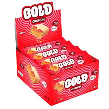 Imagem de BOLD CRUNCH - Lanche Proteico - Caixa com 12 Unidades - BOLDSNACKS, MO