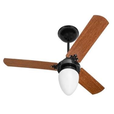 Imagem de Venti-Delta Ventilador de Teto Inverter Delta Controle Remoto Bivolt Preto/Mogno