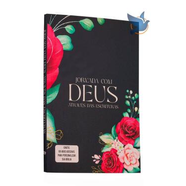 Imagem de Livro Abas Adesivas Para a Bíblia Jornada com Deus Através das Escrituras Floral