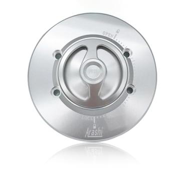 Imagem de Capa Arashi CNC para tanque de combustível sem chave para BMW R nine t, F800GS Adventure, F800GT, F800R, F800S, F800ST, S1000RR (não comp ver.), S1000R (w e sem CC), HP2 SPORT Prata