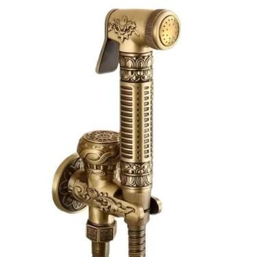 Imagem de Ducha Higiênica Bronze Retrô Vintage Luxo Chuveirinho Bronze - AQUATAP