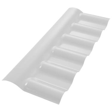 Imagem de Cumeeira Central Articulada Plan Pvc 88x37cm Branca - P3030041 - Afort