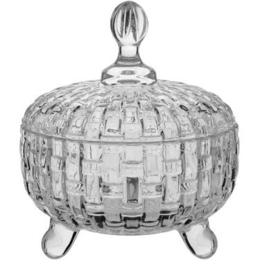 Imagem de BELLAVE POTICHE 19x16x16cm CRISTAL ECO TRANSP - NH