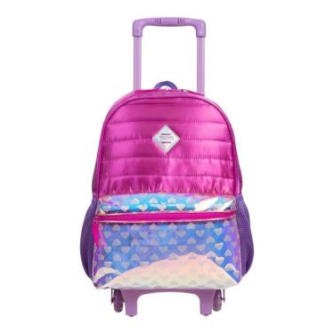 Imagem de Mochila Sestini com Rodas e Alças Plus Arco Iris 2 Infantil-Unissex