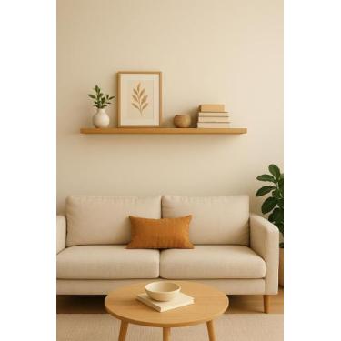 Imagem de PRATELEIRA AMADEIRADA COM KIT DECORATIVA ORGANIZADORA PARA ESCRITORIOS