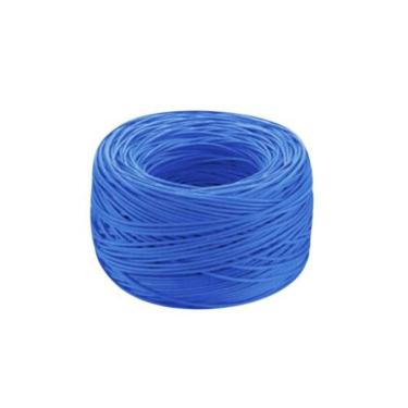 Imagem de Cabo De Rede Cat 5 100 Metros Azul - Fio Para Cftv E Internet 8 X 24 Awg 0,48mm