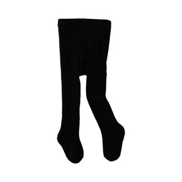 Imagem de Leggings Listradas Verticais Para Bebês Meninas, Pacote Com 1, Meias S