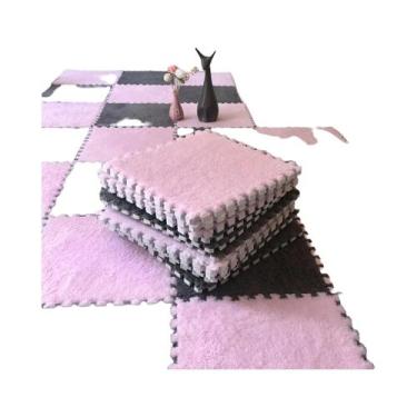 Imagem de Tapete De Brincar Infantil De Pelúcia Macia 30x30CM, Tapete De Quebra-