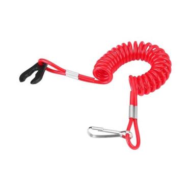 Imagem de Chave De Emergência Universal Para Motor De Popa Com Cordão E Clipe Pa