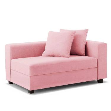Imagem de Recamier Divã Aspen 1,60m Corino Rosa Bebe - Inova Decorações 