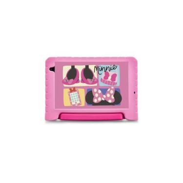 Imagem de Tablet Infantil Minnie Multi 4GB RAM 64GB 8" Wi-fi - NB439 Cor:Rosa - 
