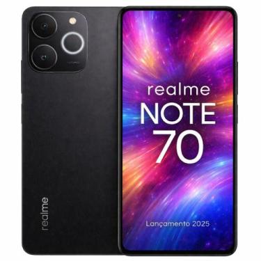 Imagem de Smartphone Celular Realme Note 70, 256GB, 4GB RAM, Android 14, Câmera 