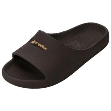 Imagem de Chinelo Masculino Conforto Casual Slide Slip On Drip Rider, Marrom, Be