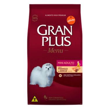 Imagem de Ração GranPlus Menu para Cães Adultos de Porte Mini Sabor Frango e Arr