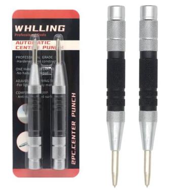Imagem de Perfurador central automático WHLLING, aço endurecido de 6 cm, 2 peças
