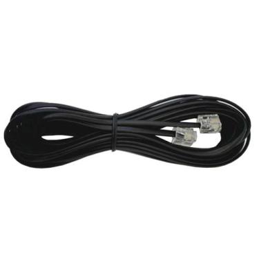 Imagem de Cabo para Telefone/Modem - RJ11 - 2 metros - Preto - 018-1395 - Divers