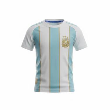Imagem de Camisa Argentina Balboa Dry Messi 10 - Juvenil Tamanho:16Cor:Azul, 16,