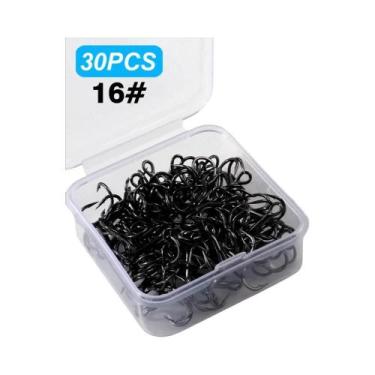Imagem de Anzóis Triplos De Ângulo Pequeno 30 Peças 8-18  Kit De Iscas De Pesca 