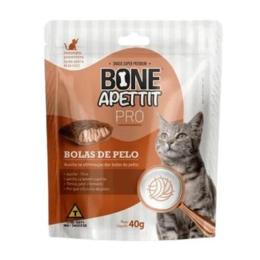 Imagem de xxx Petisco Snack Pró Bolas de Pelo para Gatos 40g - BONE APETTIT