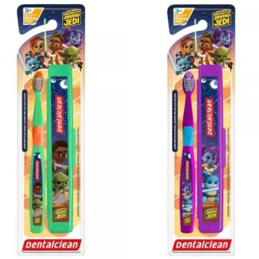 Imagem de Escova de Dente Infantil Dentalclean Young Jedi com Estojo Escolar - D