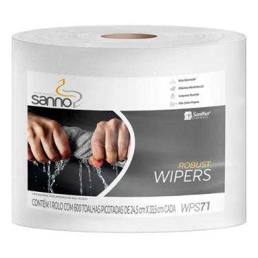 Imagem de Wiper sanno robust rolo branco 600 fl santher